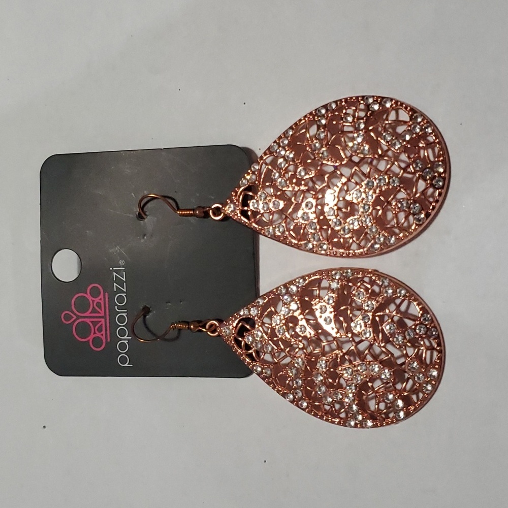 Rose Gold dangle earrings